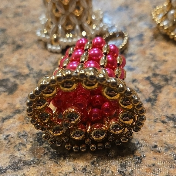 Elegant Multicolor Beaded Necklace - Picture 6 of 8